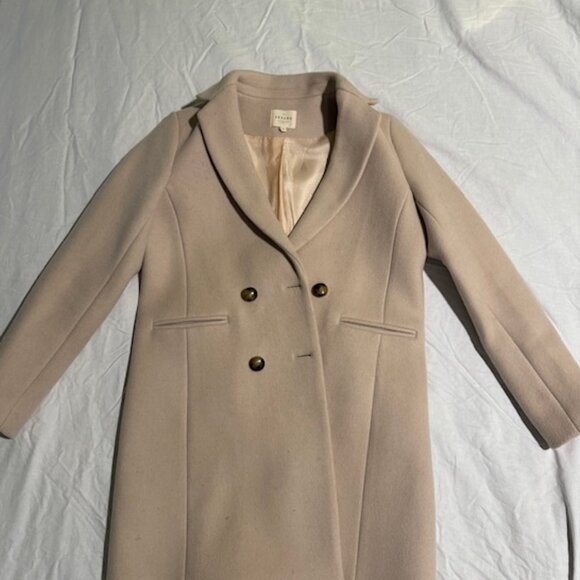 Sezane Johnson Coat Sable (Sand) 38 - Picture 6 of 8